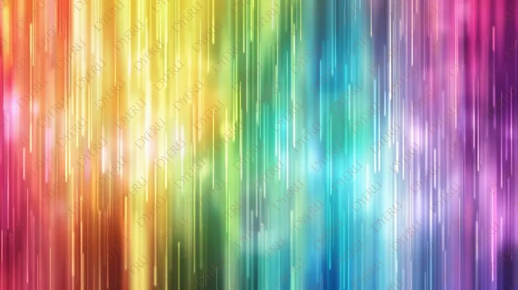 Kolorowy gradient z efektem świetlnym - tło w odcieniach tęczy